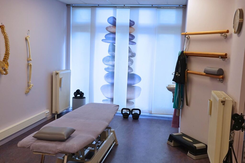 Behandelkamer van praktijk In Beweging 298 voor fysiotherapie en acupunctuur